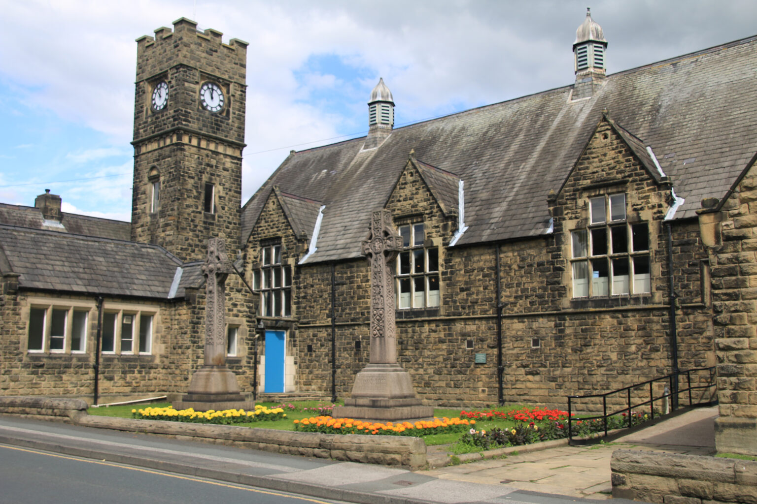 Queens Hall, BurleyinWharfedale Walkers are (Otley)